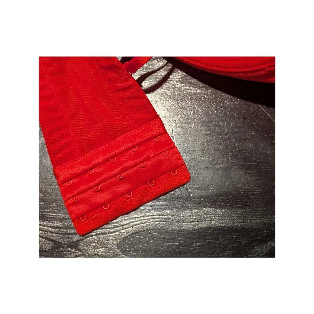 Cacique 46DD Red‎ Lace Boost Strapless Convertible Bra Multiway NWT Plus Size